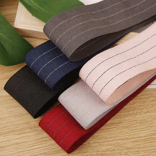 饰牛仔丝带 帽辅料鲜花装 麻料条纹织带手工diy蝴蝶结发饰服装 鞋