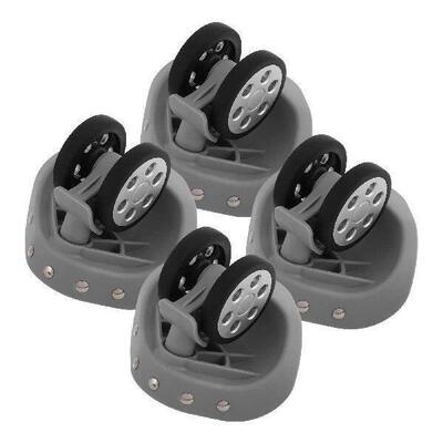 2 Pairs Luggage Wheels Accessories Durable 360 Degree