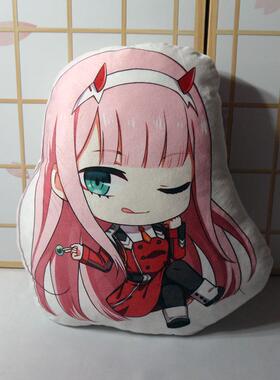 新款DARLING ien th FRANXX0K2家队周边 抱枕公仔动漫国礼品包邮