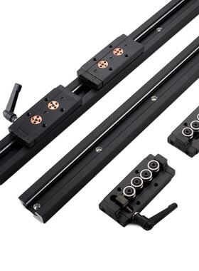 黑色内置双轴心SGR10E15N 20N 35 50带锁紧滑块静音重型直线导轨