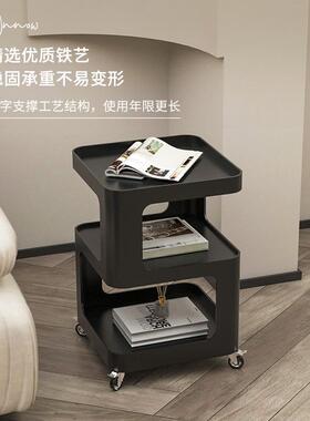 批边几520现代奶简约小户型沙客床厅发边几可移动油风迷你茶几创