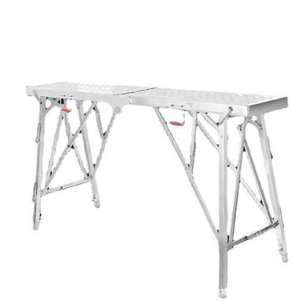 V1ZA高凳子折叠装修马凳子伸缩升降铁凳子室内便携工程加厚施工折