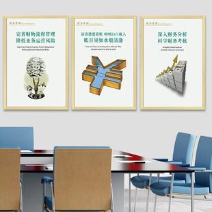 公司财务室办公室装饰画企业文化墙挂画财务办公有框画励志壁画
