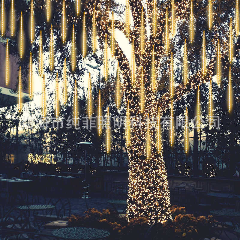 LED流星雨灯串双面高亮贴片 户外防水工程亮化彩灯管圣诞节装饰灯,家装灯饰光源,其它灯具灯饰,淘宝优惠券,粉丝福利购,淘宝优惠卷