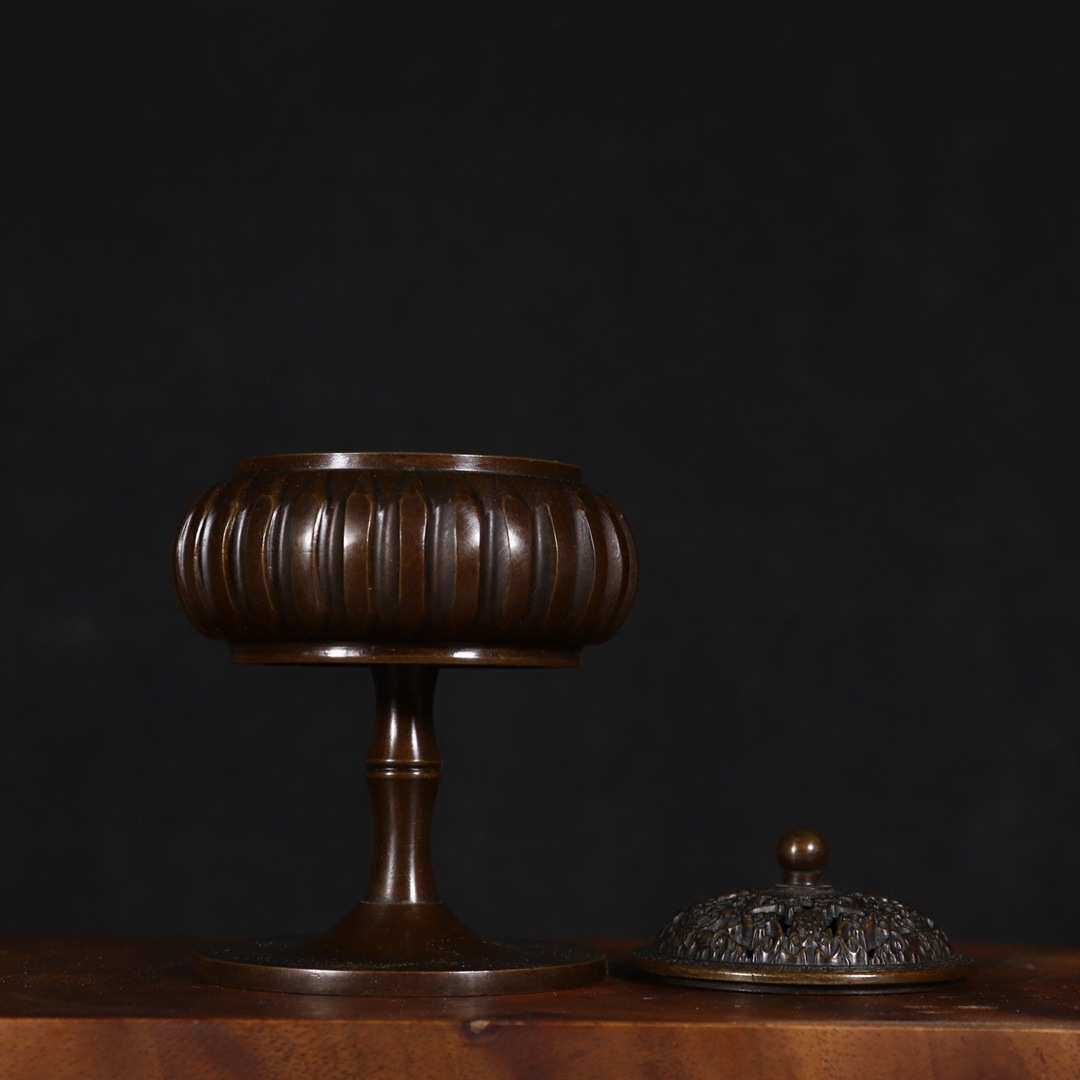 南瓜炉家居装饰创意办公礼品批发熏摆件古铜仿 铜香炉 工艺品桌面