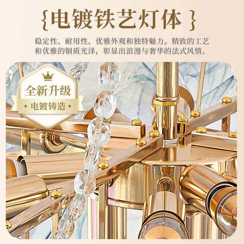 客厅玻璃吊灯意设计664师酒术别墅氛围式感艺造型圆形店网红餐厅