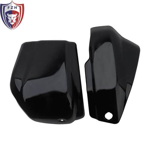 适用VSTAR XVS竞速之星1100改装黑色酷炫电池盖 侧盖 保护罩