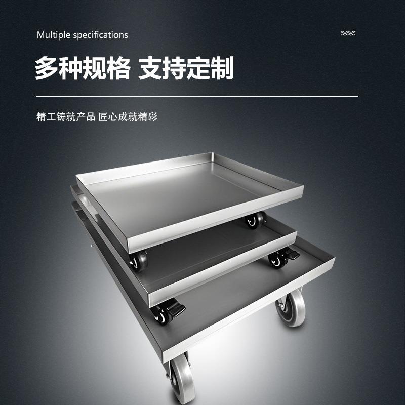 花盆方托盘万向密轮形带轮移动不漏水封底托座加厚不684变形收纳