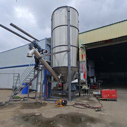 不锈钢大立式塑料拌料机立式不锈钢塑料搅拌机容量15吨塑料颗粒