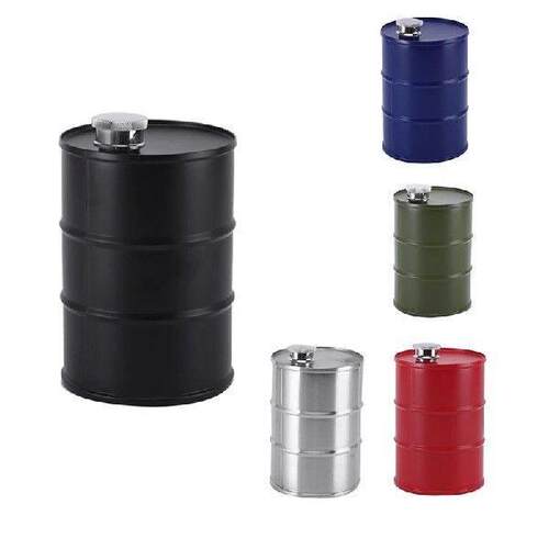 750Ml Barrel Wine Pot Stainless Steel Mini Hip Flask Sake