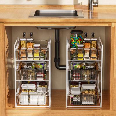 Sink Shelf Soap Sponge Drain Rack Kitchen Organizer Holder