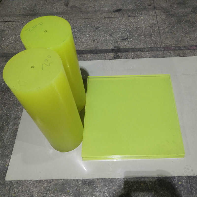 厂家PU板棒聚氨酯板棒力胶实心圆棒牛筋棒杂件PU管塑料板材