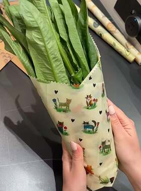 蜜蜡蜂蜡保鲜布环保有机棉可清洗可重复使用蔬菜水果保鲜膜包装布