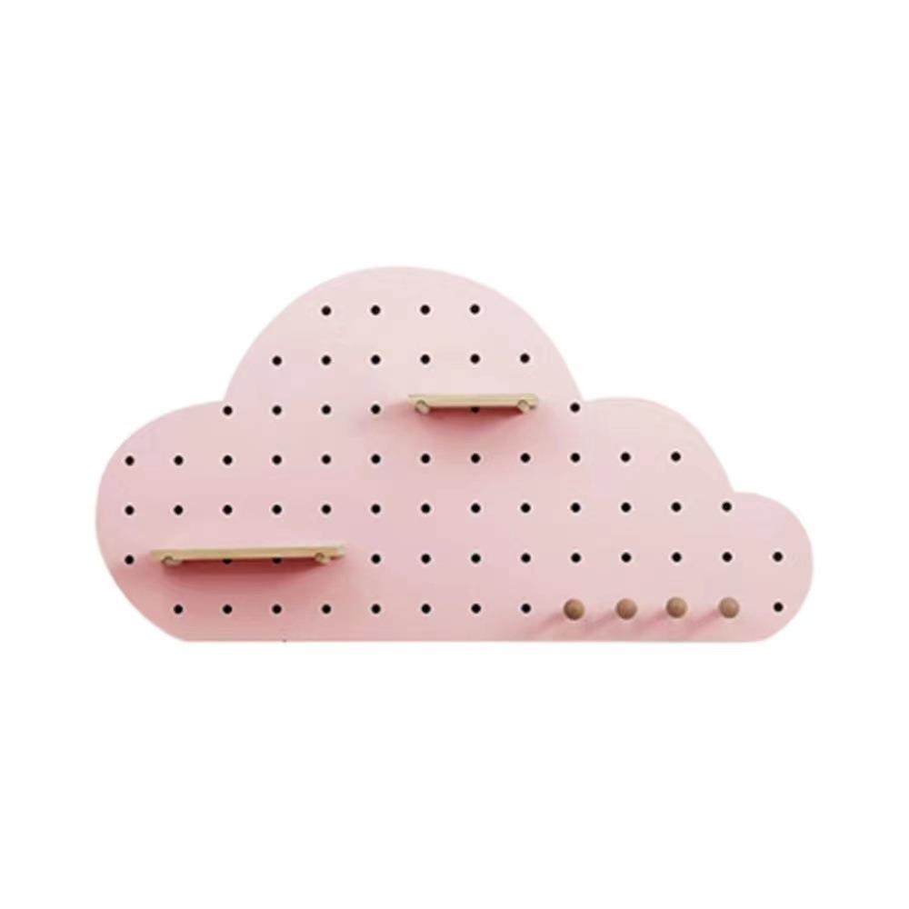 YFZ免关打孔实电表箱木洞洞板板玄置物架电闸遮挡装饰画搁收纳置