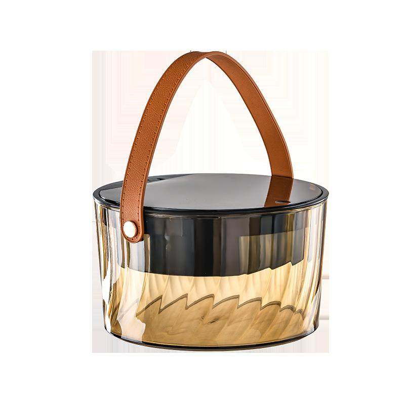 办公室严选透明茶水茶叶垃圾水桶