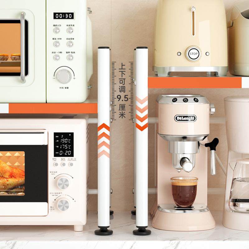 家用微波炉置物架两层烤箱架子 碳钢伸缩置物架台面多层收纳架,厨房/烹饪用具,厨房抽屉置物架,淘宝优惠券,粉丝福利购,淘宝优惠卷