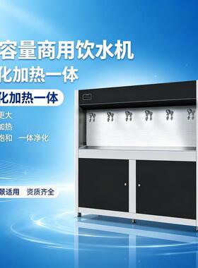 学校公室直饮机立式饮水机不锈钢304材质温热型公司直饮机净水