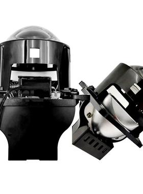 汽车BiLED双光透镜大灯55w高亮聚光3寸无损安装H4改装大灯