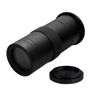 光学100倍工业相机电子显微镜头 工作距离 M1218小型单筒连续变倍