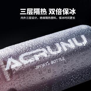 ACRUNU挤压式骑行水壶大容量耐高温太空杯健身户外骑行运动保冰壶