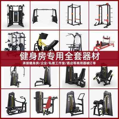 健身房反飞鸟训练器商用推胸举肩训练器腿屈伸后抬腿高低拉背器材