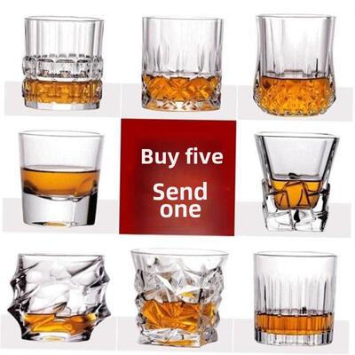 lead-free wine whiskey glass home beer glass cup set europea