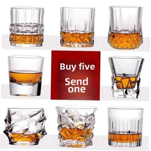 lead-free wine whiskey glass home beer glass cup set europea