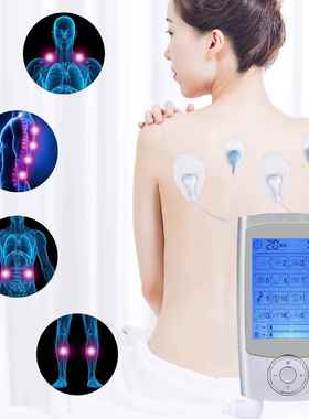 工厂供应双16模式EMS脉冲经络理疗按摩仪TENS按摩器