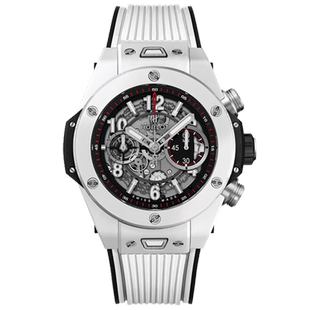 宇舶表BIG BANG系列陶瓷自动机械手表男411.HX.1170.RX 9.8新