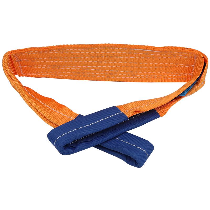 扁平吊装带起重吊带 3吨 合成纤维彩色涤纶吊带汽车拖车绳加厚