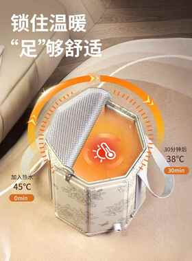 泡脚桶过小折叠泡脚足浴腿桶养生家用便携洗脚盆式保ltao1027温袋
