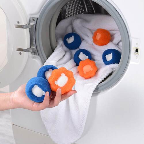 Magic Laundry Ball - Attracts Cat Hair, Prevents Tangles, Cl