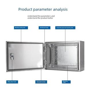室内304不锈钢配电箱基业箱控制箱电控箱电气控制柜成套接线订做