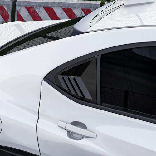 适用斯巴鲁Subaru WRX STI VB 2022+三角窗百叶窗车贴外饰改装