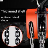 手拉葫芦1吨2吨3吨5吨10吨倒炼小型三角铁葫芦吊机手动起重吊葫芦