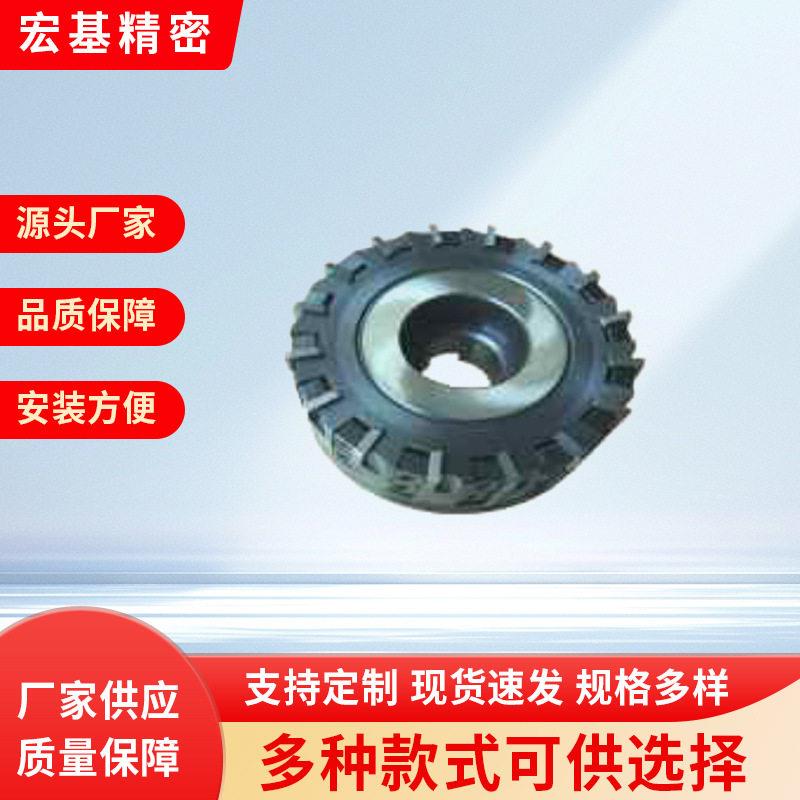 可转位刀垫式密齿面铣刀Kr90用于台阶面的中低碳钢铸铁的流水作业