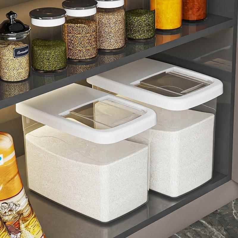 装米桶家用防尘防虫防潮密封米缸大米收纳盒面 面粉面桶杂粮储物