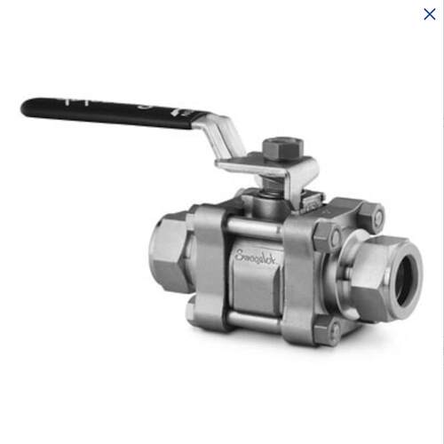 世伟洛克SS-62TS8球阀1/2in.卡套管接头不锈钢PTFE 阀座Swagelok