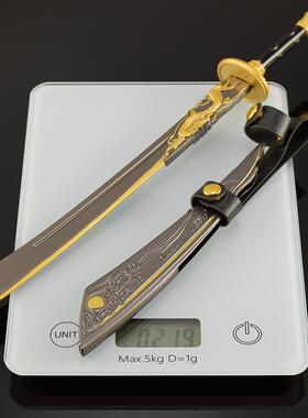燕云十六声游戏周边武器模型古风3无0CM争金大刀LH-全属工品艺摆