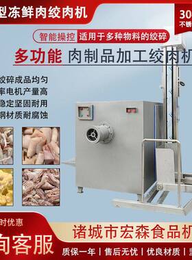 西红柿泥芋泥土豆泥绞泥机猪肉海鲜肉类鲜肉绞肉设备冻板肉绞肉机