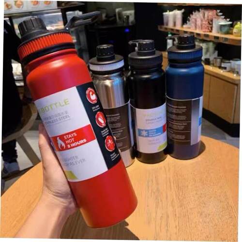 1000ml Water Bottle Keeps Cold Cool and Heat Stainless Steel