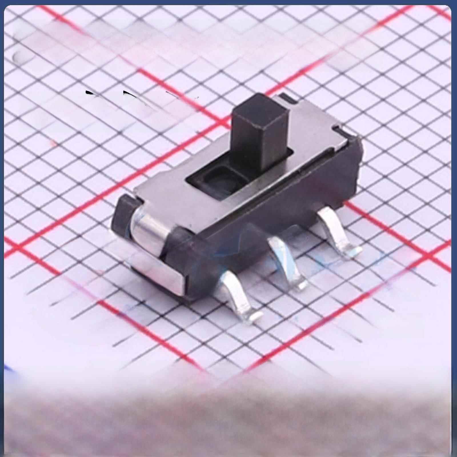 20个装 SS-3235S-L1拨动开关 立式贴片6P 桌宠开关 卧贴SMD