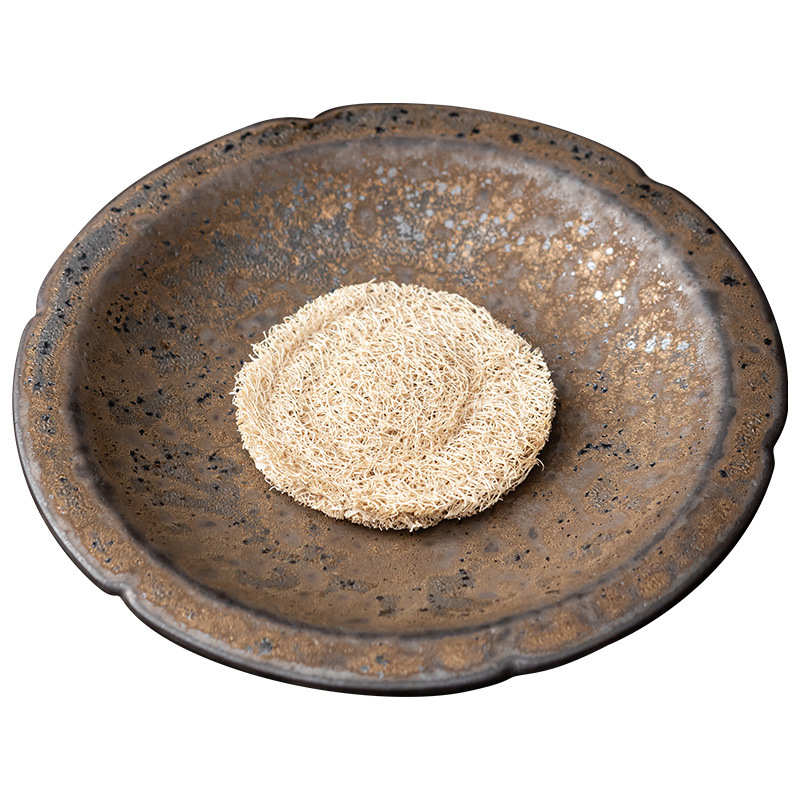 鎏金陶瓷壶承中式干泡茶盘复古功夫茶具茶道养壶泡茶小茶台壶托盘