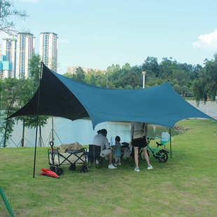 幕布避雨防风天幕活动露天可折叠户外幕布蚊帐婚礼室外帐篷露营