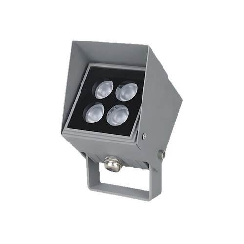 新款推出带遮光罩LED4W6W户外投光防水小功率聚光防眩投射照明灯