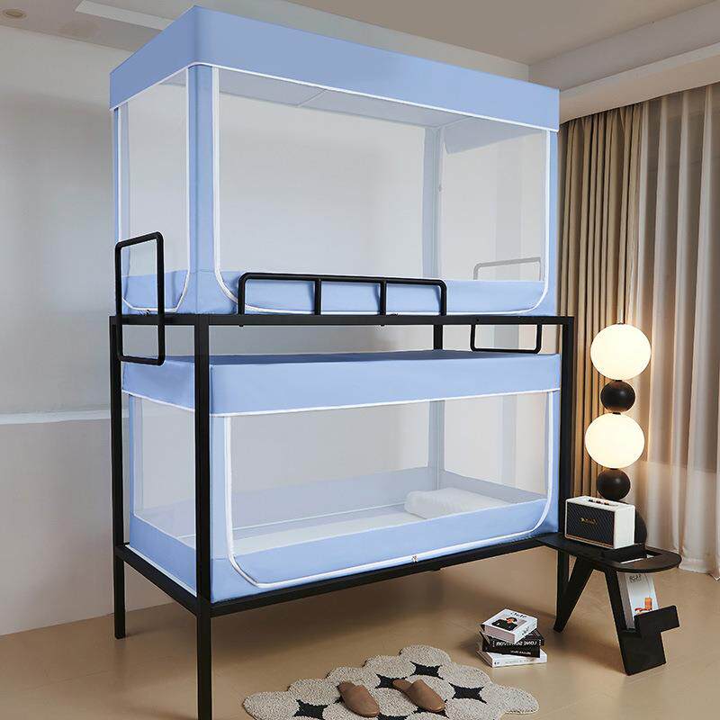 A类学生宿舍蚊帐上铺下铺伸缩上下床0.9米寝室单人学校专用加厚