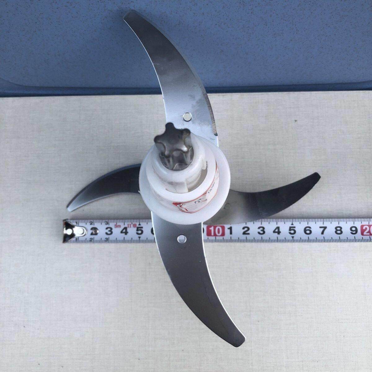 新飞扬子6升绞肉机刀片电动绞肉机不锈钢刀片刀柱配件刀架配件