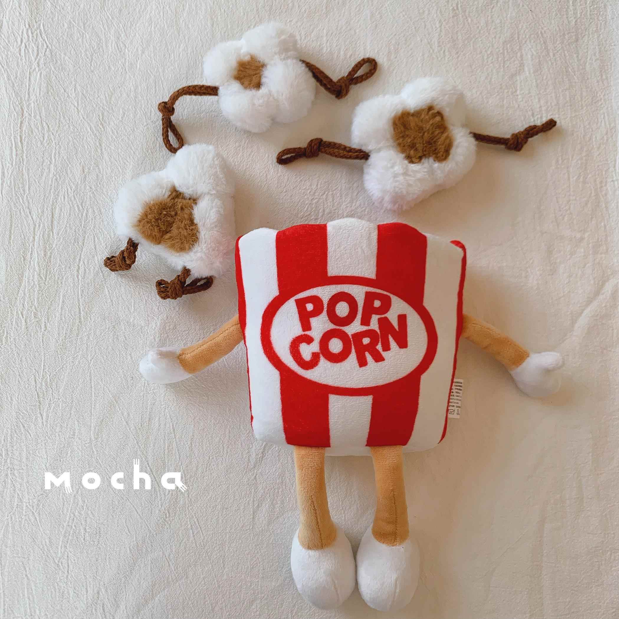 正品家时代少年团款爆米吃货零食抱枕毛绒玩具花公仔居同靠垫送人