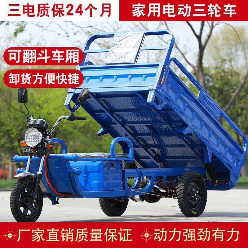 电三轮车运电动山三轮车新款载重王区爬坡货版农用电动动LTU三轮