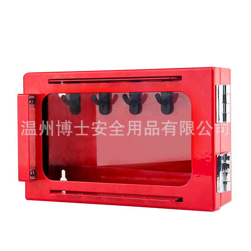 工业安全锁具壁挂式安全锁具管理箱透明可视化防尘集群管理工作站